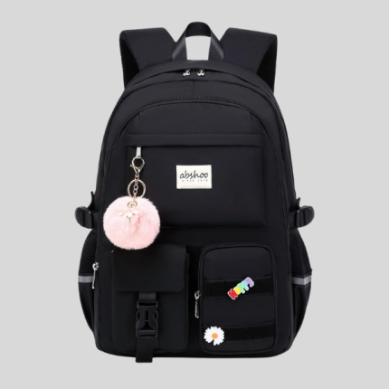 Abshoo School Backpack with cute accessories