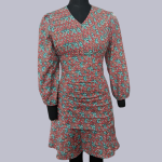 Floral Shirred Midi Dress | Edubizzi